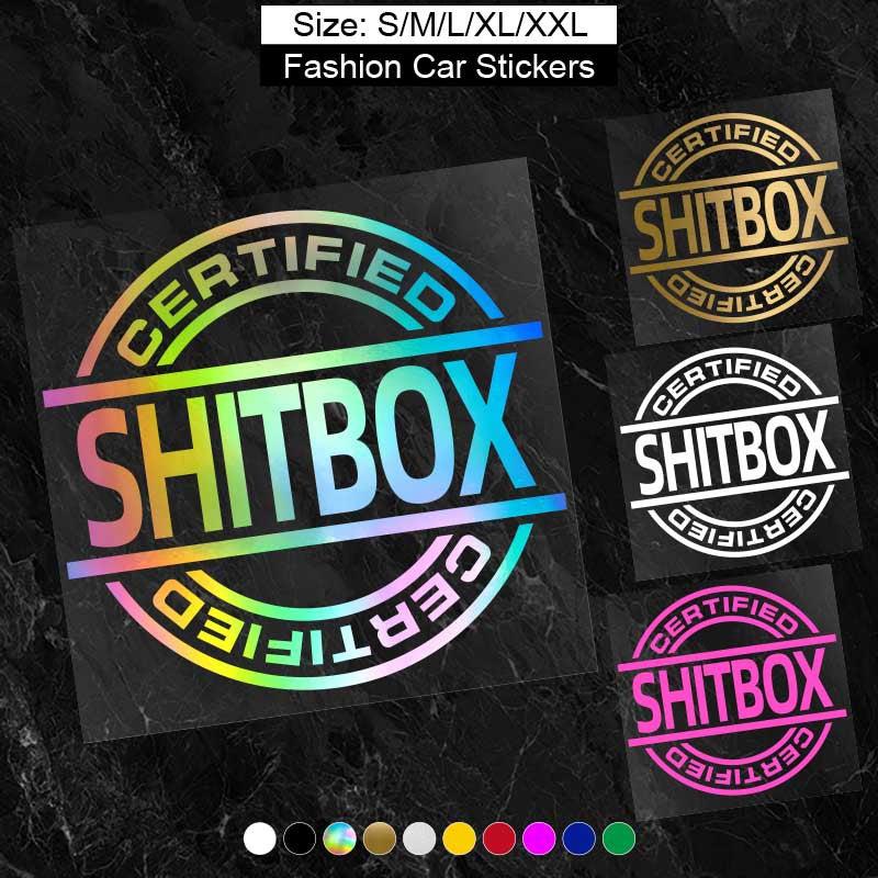 Funny Car Window Sticker Shitbox Vinyl Decals