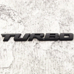 3D Metal Turbo Emblem Zinc Alloy Decal Sticker for All Cars