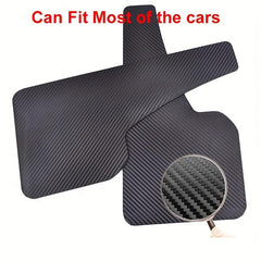 2pcs Carbon Fiber Look Mud Flaps Splash Guards for Auto SUV