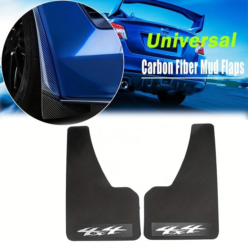 2pcs Carbon Fiber Look Mud Flaps Splash Guards for Auto SUV