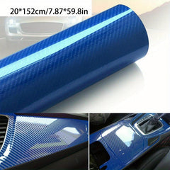 7D Carbon Fiber Vinyl Film Car Interior Wrap Sticker Decals