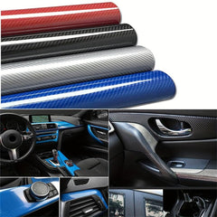 7D Carbon Fiber Vinyl Film Car Interior Wrap Sticker Decals