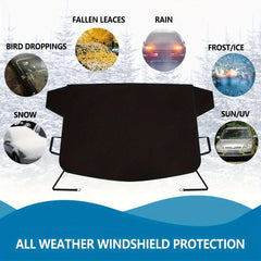 Car Windshield Cover Ice Snow Winter Frost Windproof Sun Shade