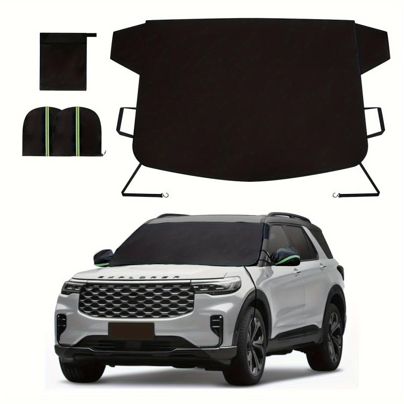 Car Windshield Cover Ice Snow Winter Frost Windproof Sun Shade