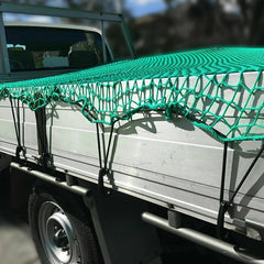 Heavy Duty Truck Bed Cargo Net with 15pcs Hook Elasticity Roof Car Trunk Mesh
