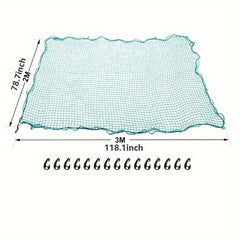 Heavy Duty Truck Bed Cargo Net with 15pcs Hook Elasticity Roof Car Trunk Mesh