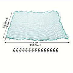 Heavy Duty Truck Bed Cargo Net with 15pcs Hook Elasticity Roof Car Trunk Mesh