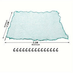 Heavy Duty Truck Bed Cargo Net with 15pcs Hook Elasticity Roof Car Trunk Mesh