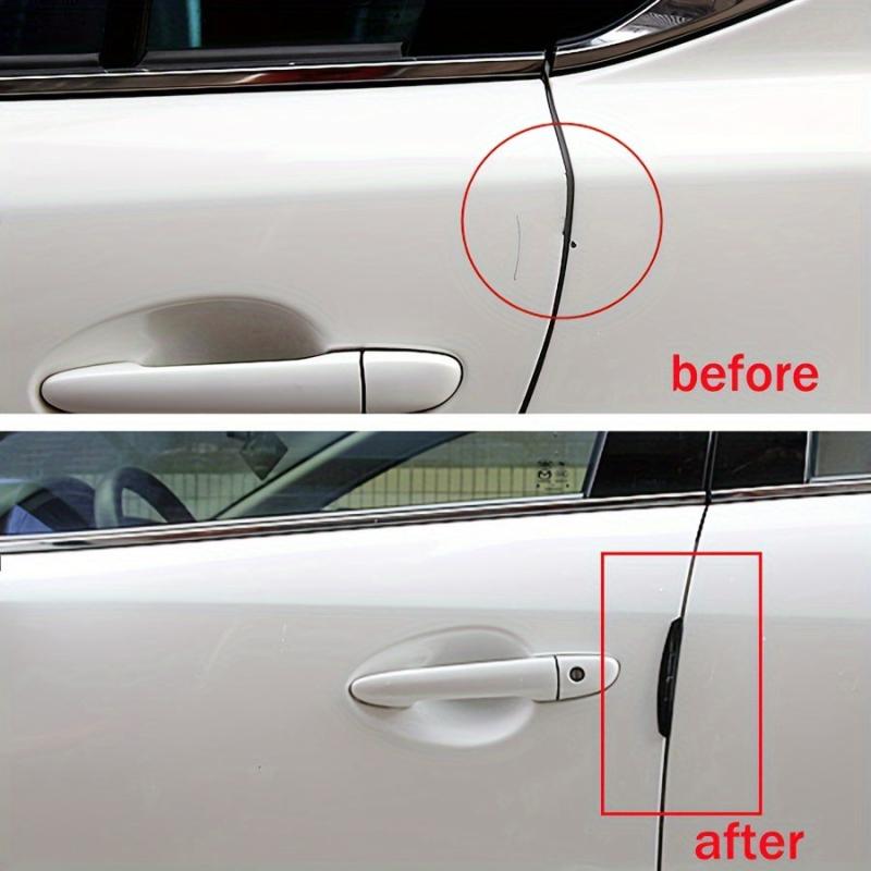 4pcs Car Door Edge Scratch Anti collision Protector Guard Strip Trim