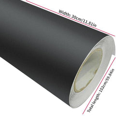 1pc Auto Matte Vinyl Film Wrap 30 Car DIY Sticker 3D Bubble For Car Decor
