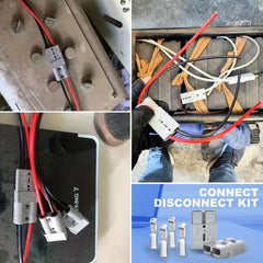 50A Quick Connect Disconnect Plug Kit for Winch & Trailer Use