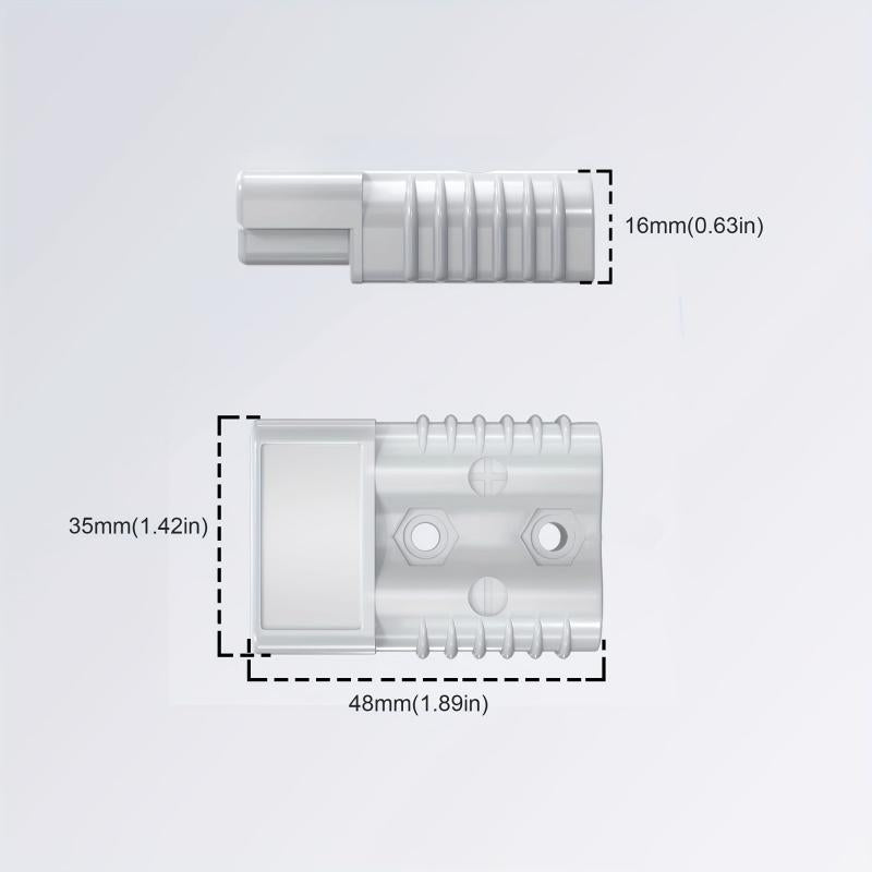 50A Quick Connect Disconnect Plug Kit for Winch & Trailer Use