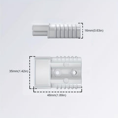 50A Quick Connect Disconnect Plug Kit for Winch & Trailer Use