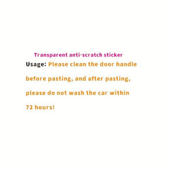 8PCS Door Handle Anti-Scratch Stickers - Protect Your Car Handles