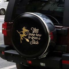 Witch Drive Stick Car Stickers Waterproof Vinyl Decal Car Styling Acc