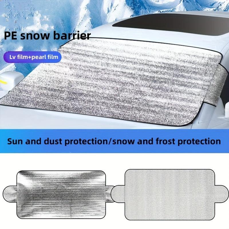 Car Glass Snow Shield Sun Visor 78.74in 27.56in