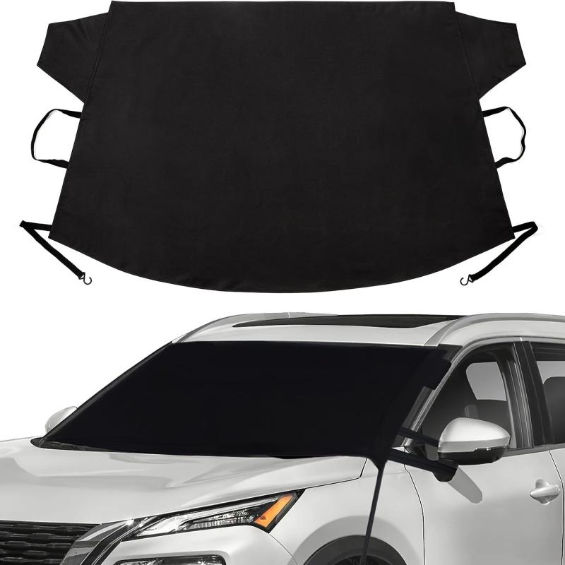 Winter Car Windshield Snow Cover 600D Thick Oxford Cloth PVC Back Glue