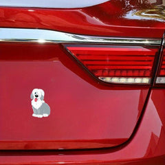 Vintage Sheepdog Car Decal For Laptop