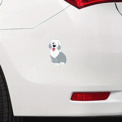 Vintage Sheepdog Car Decal For Laptop