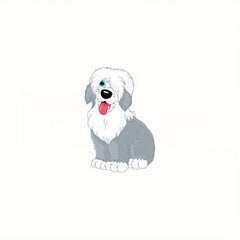 Vintage Sheepdog Car Decal For Laptop