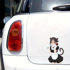 ALOWOS Kaguya Anime Car Stickers For Motorcycle Helmet Car Window