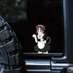 ALOWOS Kaguya Anime Car Stickers For Motorcycle Helmet Car Window