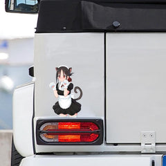 ALOWOS Kaguya Anime Car Stickers For Motorcycle Helmet Car Window