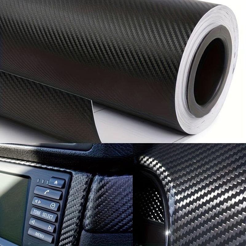 3D Carbon Fiber Vinyl Film Car Stickers Waterproof DIY Motorcycle Wrap