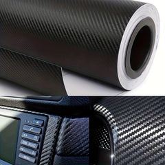3D Carbon Fiber Vinyl Film Car Stickers Waterproof DIY Motorcycle Wrap