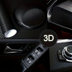 3D Carbon Fiber Vinyl Film Car Stickers Waterproof DIY Motorcycle Wrap