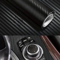 3D Carbon Fiber Vinyl Film Car Stickers Waterproof DIY Motorcycle Wrap