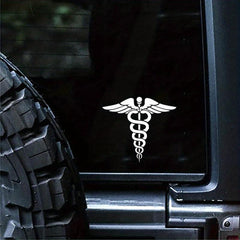 First Responder EMT Caduceus Nurse Fireman Car Stickers