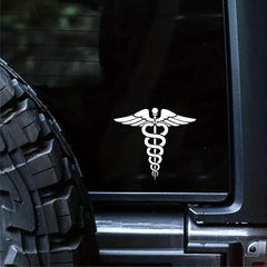 First Responder EMT Caduceus Nurse Fireman Car Stickers