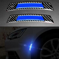 2pcs Car Reflective Sticker Scratch Protection & Style Enhancement