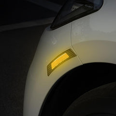 2pcs Car Reflective Sticker Scratch Protection & Style Enhancement