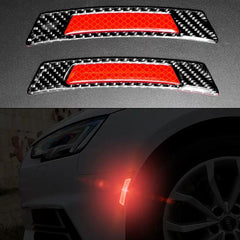 2pcs Car Reflective Sticker Scratch Protection & Style Enhancement