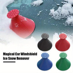 Windshield Cone Shaped Deicing Tool Snow Remover Car Snow Scraper
