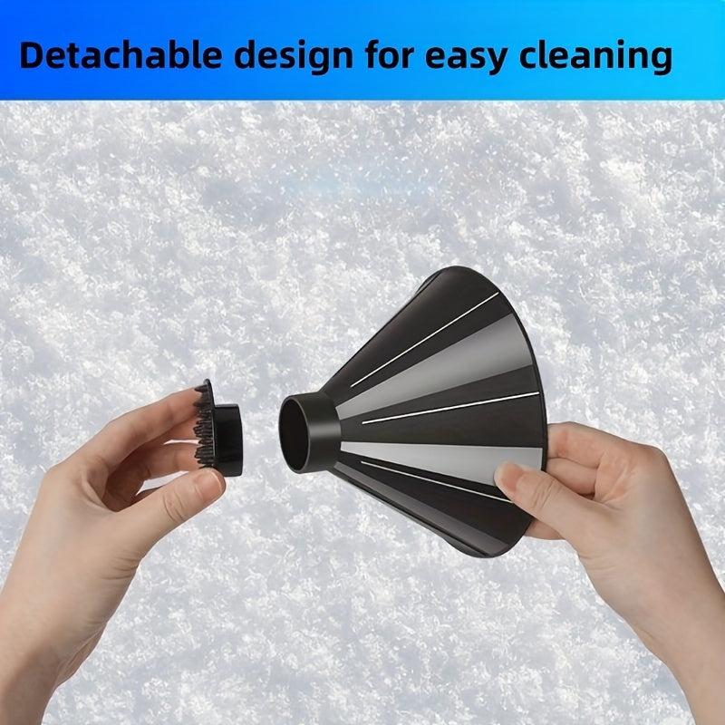 Snow Removal Shovel Set + Gloves for Car Windshield & Glass with Frost Scraper