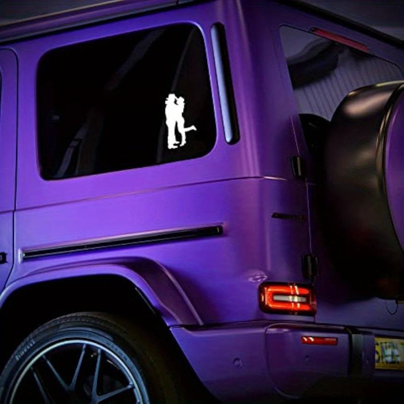Cowgirl & Cowboy Silhouette Decal Sticker for Car Truck Laptop