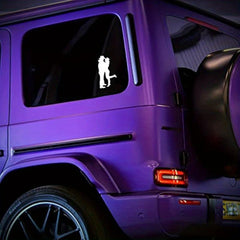 Cowgirl & Cowboy Silhouette Decal Sticker for Car Truck Laptop