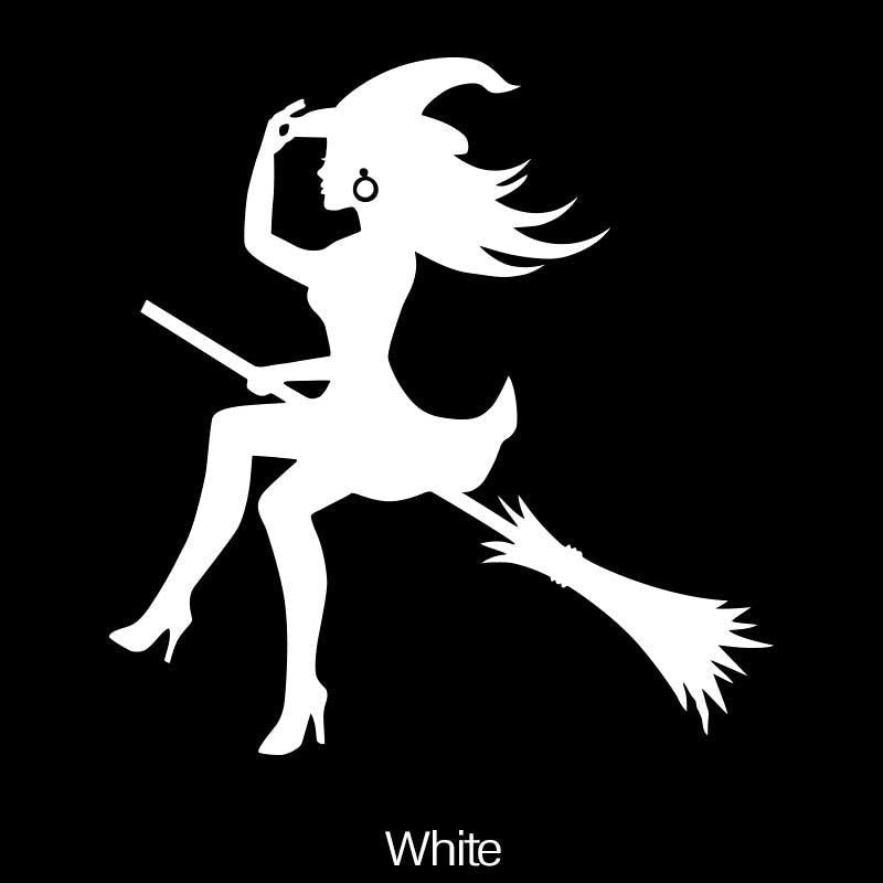 Witch Scary Car Sticker Vinyl Decals Decor Car Window Decal Auto Car Window Bump