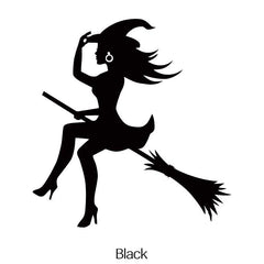 Witch Scary Car Sticker Vinyl Decals Decor Car Window Decal Auto Car Window Bump