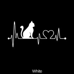 Cartoon Cat Reflective Car Stickers Waterproof Vinyl Decal