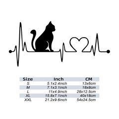Cartoon Cat Reflective Car Stickers Waterproof Vinyl Decal