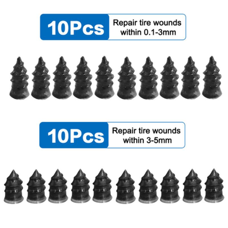 10pcs Tire Repair Nails for Car, Motorcycle, Bike Wheels