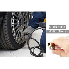 Brass Locking Tire Inflator Nozzle Adapter for Vehicle Inflation Pump