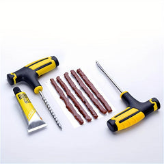 Car Tire Repair Kit Tubeless Tire Piercing Repair Kit Nail Tool Set