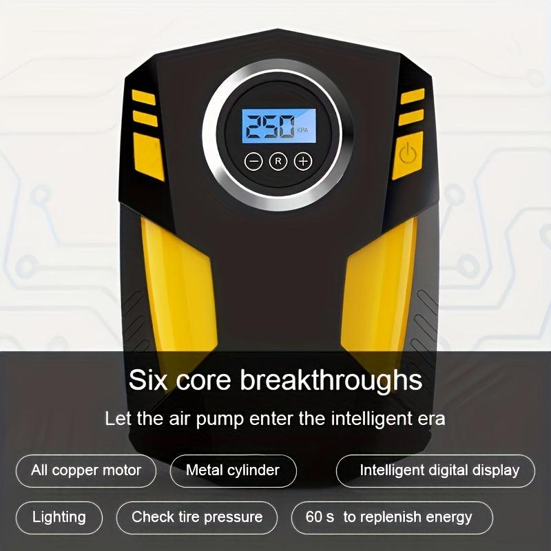 Portable Car Tire Pump Inflator for Emergency Use