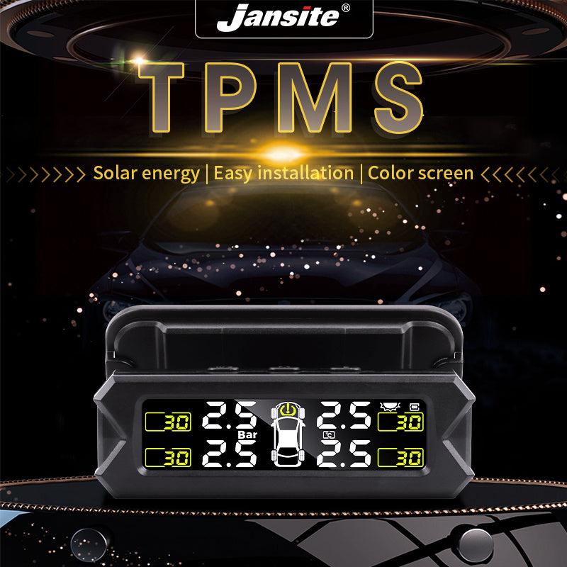 Jansite Car TPMS Solar Power Tire Pressure Monitoring System
