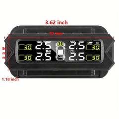 Jansite Car TPMS Solar Power Tire Pressure Monitoring System